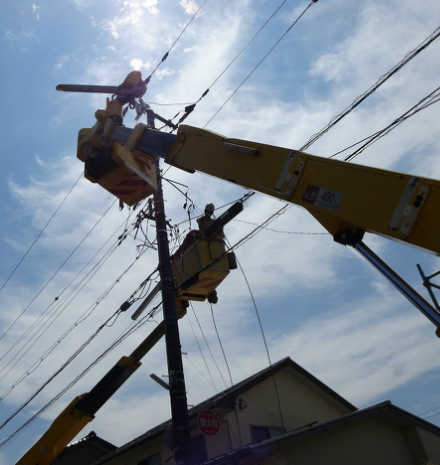 電線工事